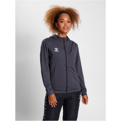 hummel hmlAUTHENTIC Poly Kapuzenjacke Damen 1525 - asphalt XS