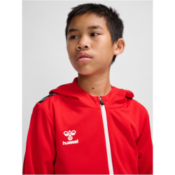 hummel Authentic Poly Kapuzenjacke Kinder 3062 - true red 128