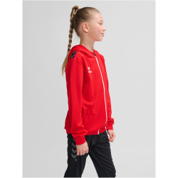 hummel Authentic Poly Kapuzenjacke Kinder 3062 - true red 164