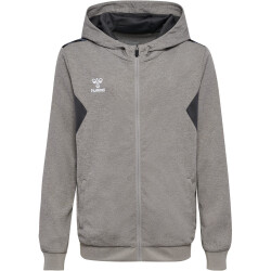hummel hmlAUTHENTIC Poly Kapuzenjacke Kinder 2006 - grey melange 116