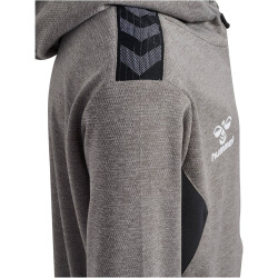 hummel hmlAUTHENTIC Poly Kapuzenjacke Kinder 2006 - grey melange 116
