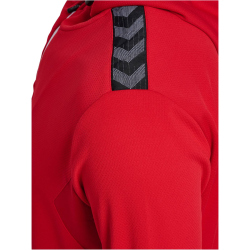 hummel Authentic Poly Kapuzenjacke 3062 - true red S