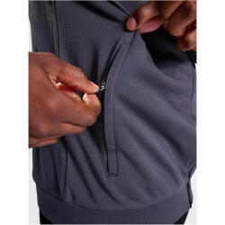 hummel hmlAUTHENTIC Poly Kapuzenjacke 1525 - asphalt XL