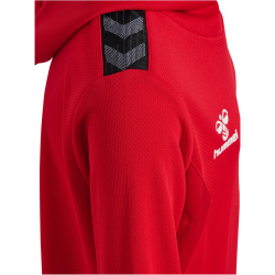 hummel Authentic Poly Hoodie Kinder 3062 - true red 116