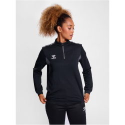 hummel hmlAUTHENTIC 1/2-Zip Sweatshirt Damen 2001 - black XS