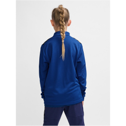 hummel Authentic 1/2-Zip Sweatshirt Kinder 7045 - true blue 116