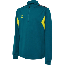 hummel hmlAUTHENTIC 1/2-Zip Sweatshirt Kinder 6834 - blue coral/sulphur spring 140