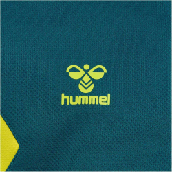 hummel hmlAUTHENTIC 1/2-Zip Sweatshirt Kinder 6834 - blue coral/sulphur spring 176