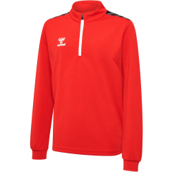 hummel hmlAUTHENTIC 1/2-Zip Sweatshirt Kinder 3062 - true red 128