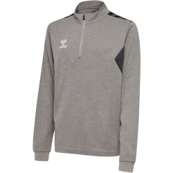 hummel hmlAUTHENTIC 1/2-Zip Sweatshirt Kinder 2006 - grey melange 128