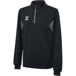 hummel hmlAUTHENTIC 1/2-Zip Sweatshirt Kinder 2001 - black 128