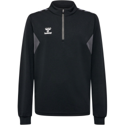 hummel hmlAUTHENTIC 1/2-Zip Sweatshirt Kinder 2001 - black 128