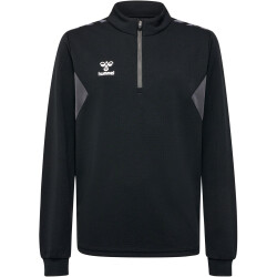 hummel hmlAUTHENTIC 1/2-Zip Sweatshirt Kinder 2001 - black 164