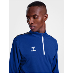 hummel Authentic 1/2-Zip Sweatshirt 7045 - true blue XS