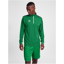 hummel hmlAUTHENTIC 1/2-Zip Sweatshirt 6235 - jelly bean 3XL