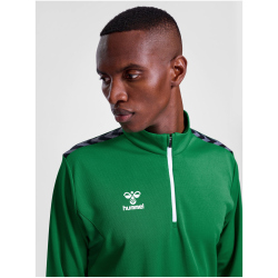 hummel hmlAUTHENTIC 1/2-Zip Sweatshirt 6235 - jelly bean 3XL