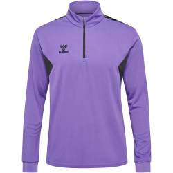hummel Authentic 1/2-Zip Sweatshirt 3766 - dahlia purple/asphalt S