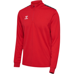 hummel hmlAUTHENTIC 1/2-Zip Sweatshirt 3062 - true red 3XL