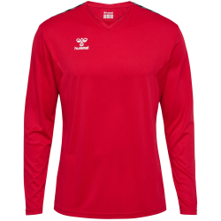 hummel Authentic Poly langarm Trikot 3062 - true red XXL