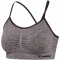 hummel hmlCI Seamless Scrunch Sport-BH Damen 8389 - chocolate plum melange XS