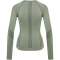 hummel hmlSHAPING Seamless Funktionsshirt Damen 6092 - seagrass XL