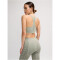 hummel hmlSHAPING Seamless Sport-Top Damen 6092 - seagrass XS