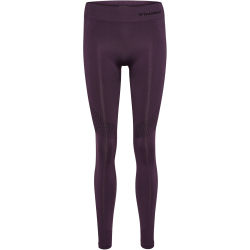 hummel hmlSHAPING Seamless Mid Waist Tights Damen 4073 - plum perfect S