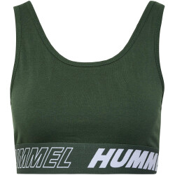 2er Pack hummel hmlTE MAJA Sport-BH 2239 - black/climbing ivy XS