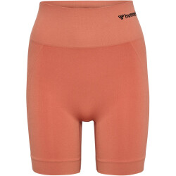 hummel hmlTIF Seamless Fitness Shorts Damen 3222 - apricot brandy XS