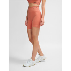 hummel hmlTIF Seamless Fitness Shorts Damen 3222 - apricot brandy XS