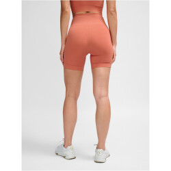 hummel hmlTIF Seamless Fitness Shorts Damen 3222 - apricot brandy XS