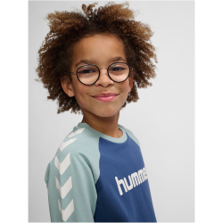 hummel hmlBOYS Langarmshirt Jungen 7405 - blue surf 176