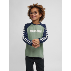 hummel hmlBOYS Langarmshirt Jungen 6188 - hedge green 176