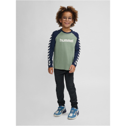 hummel hmlBOYS Langarmshirt Jungen 6188 - hedge green 176