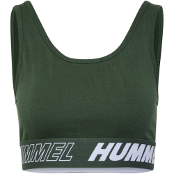 hummel hmlTE MAJA Sport-BH Damen 6126 - climbing ivy XS