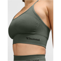 hummel hmlTIFFY Seamless Sports Top 6126 - climbing ivy XS
