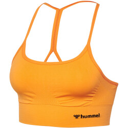 hummel hmlTIFFY Seamless Sports Top 3237 - blazing orange XS