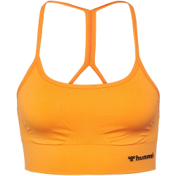 hummel hmlTIFFY Seamless Sports Top 3237 - blazing orange XS