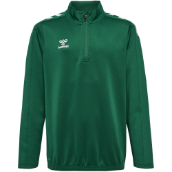hummel Core XK 1/2-Zip Sweatshirt Kinder 6140 - evergreen 140
