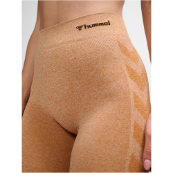 hummel hmlCI Seamless Mid Waist Tights Damen 8155 - mocha bisque melange L