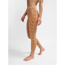 hummel hmlCI Seamless Mid Waist Tights Damen 8155 - mocha bisque melange L
