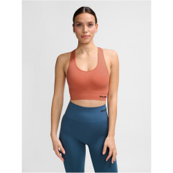 hummel hmlTIF Seamless Sport-BH Damen 3222 - apricot brandy XS