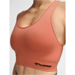 hummel hmlTIF Seamless Sport-BH Damen 3222 - apricot brandy XS