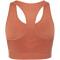 hummel hmlTIF Seamless Sport-BH Damen 3222 - apricot brandy XS