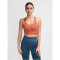 hummel hmlTIF Seamless Sport-BH Damen 3222 - apricot brandy XS