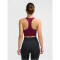 hummel hmlTIF Seamless Sport-BH Damen 3118 - chocolate truffle XS