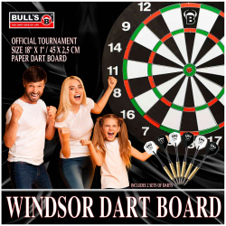 BULLS Windsor Paper Steeldartscheibe
