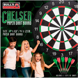 BULLS Chelsea Paper Steeldartscheibe