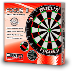 BULLS Focus II Bristle Steeldartscheibe