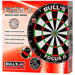 BULLS Focus II Bristle Steeldartscheibe